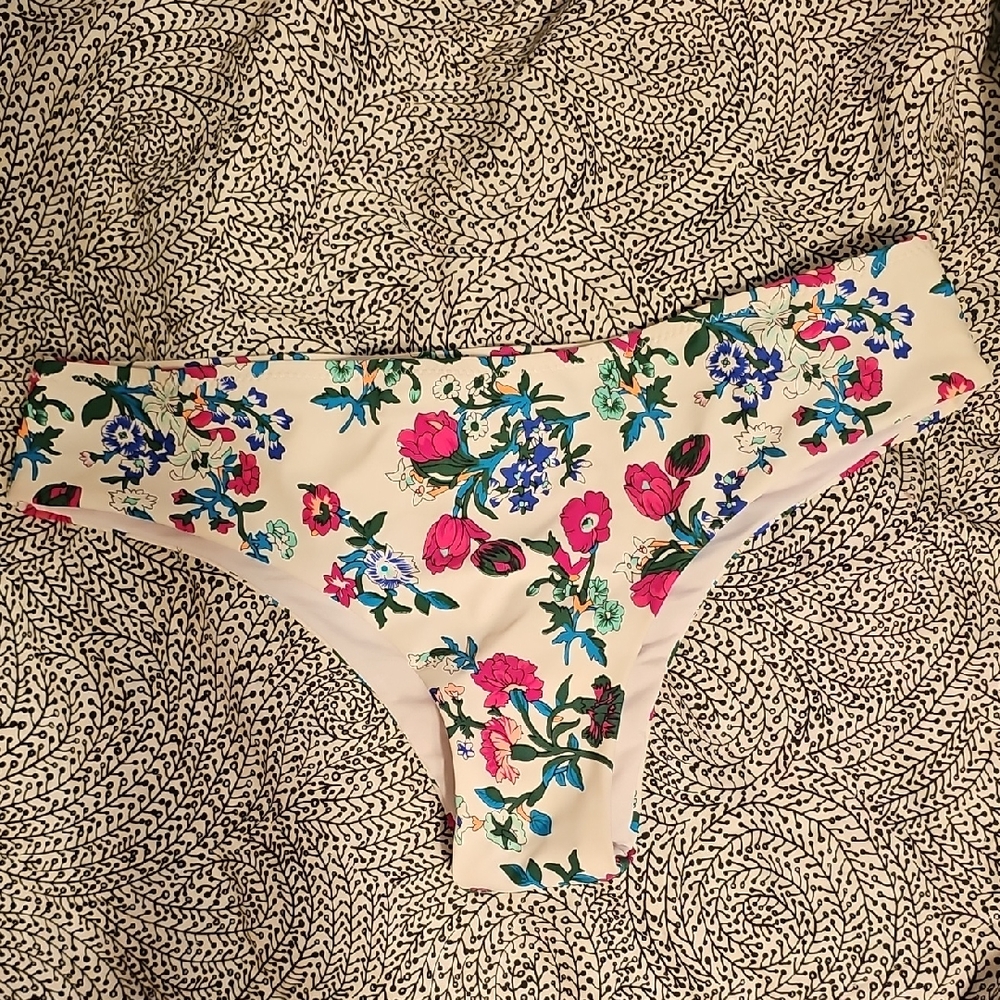 Floral Print Bikini Bottom